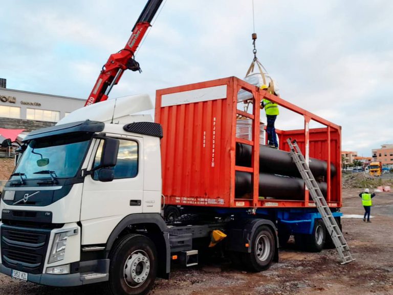 Inicio 3 Transporte material construcción en Tenerife